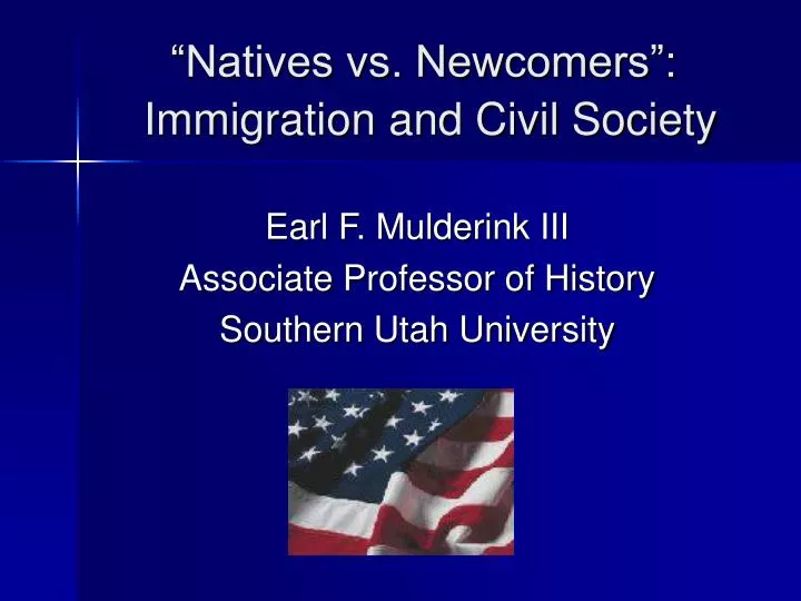 natives vs newcomers immigration and civil society n.