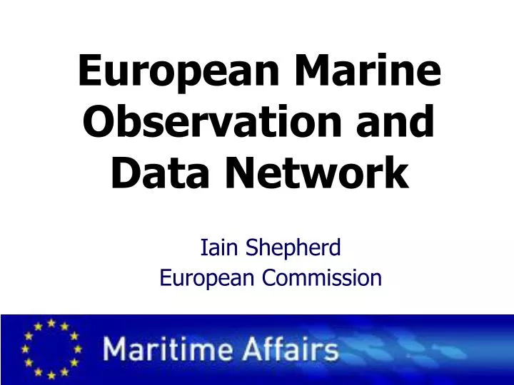 european marine observation and data network n.