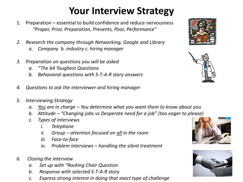 presentation interview strategy