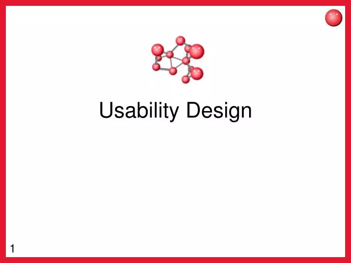 usability design n.
