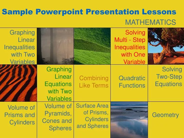 sample powerpoint presentation lessons n.