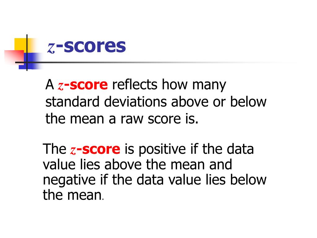 z score standard deviation