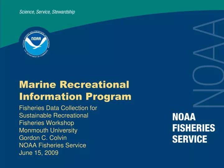 marine recreational information program n.