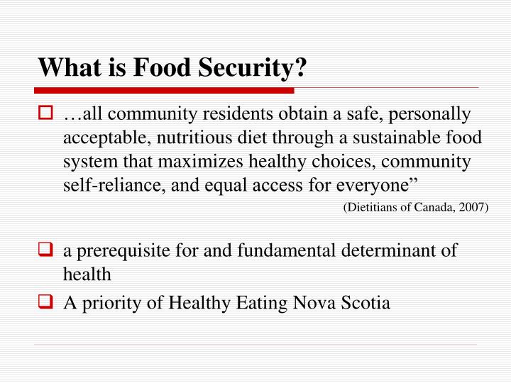 Dietitians Of Canada Food Security Dietitians Of Canada Food Security