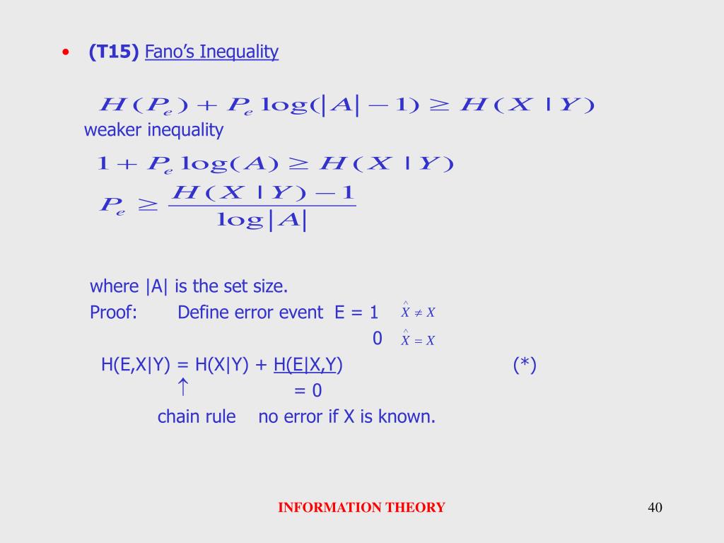 PPT - INFORMATION THEORY PowerPoint Presentation, free download - ID:7226