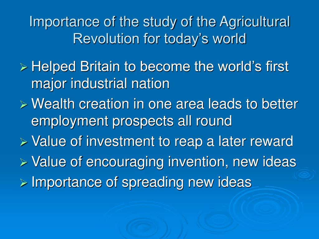 PPT THE AGRICULTURAL REVOLUTION PowerPoint Presentation, free