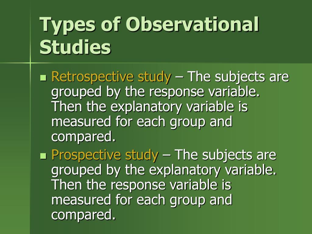 research type observation