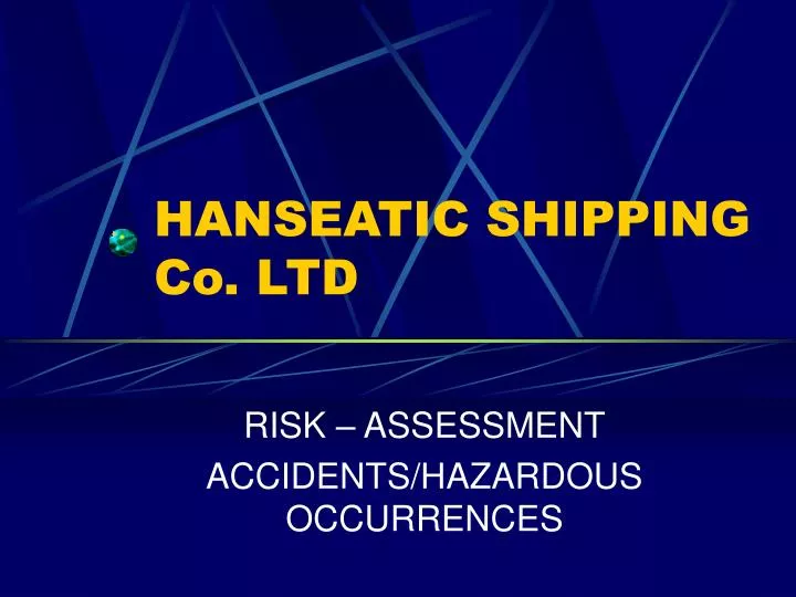 hanseatic shipping co ltd n.
