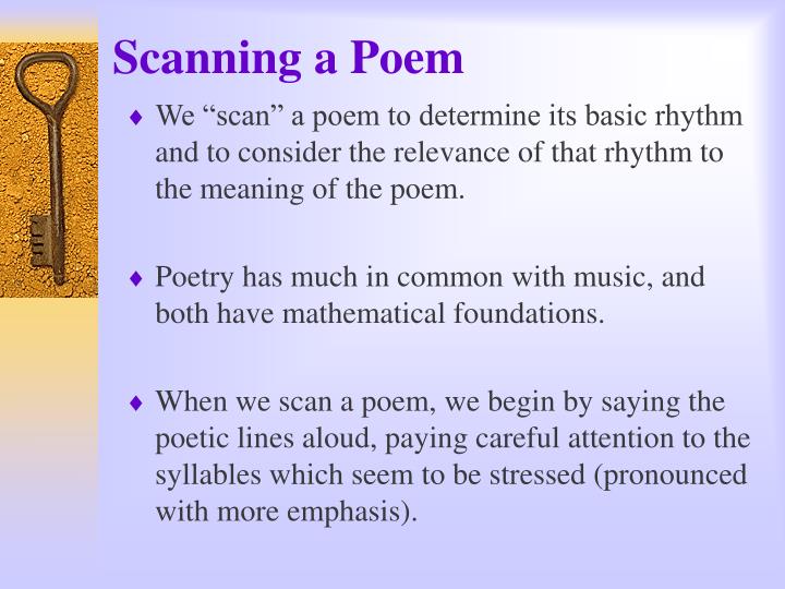 PPT - Poetic Meter PowerPoint Presentation - ID:726469