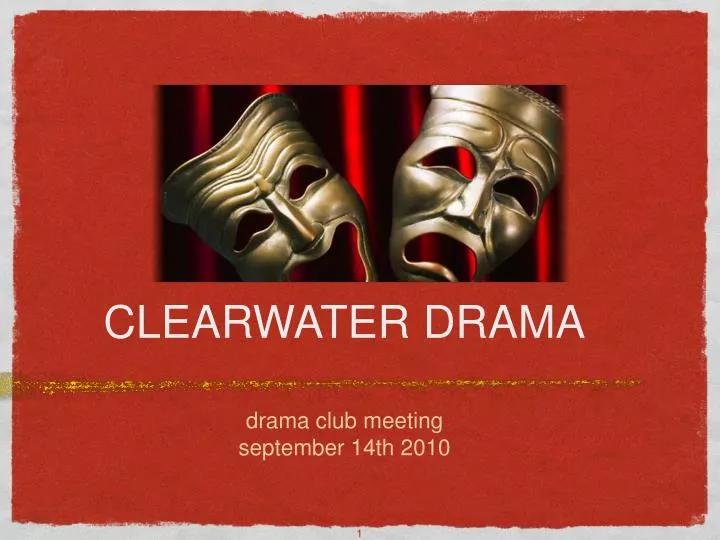 clearwater drama n.