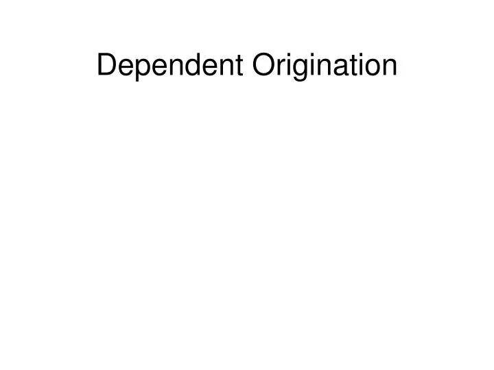 dependent origination n.