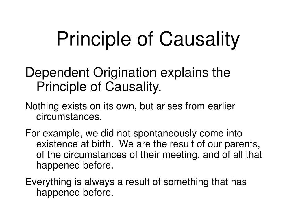 what is a causal law