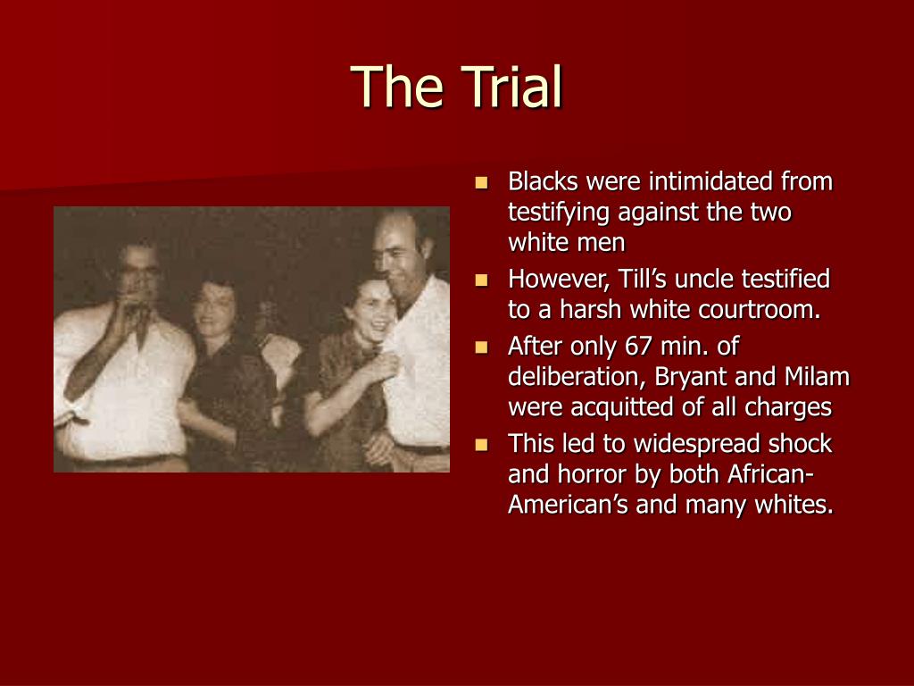 Ppt The Murder Of Emmett Till Powerpoint Presentation Free Download