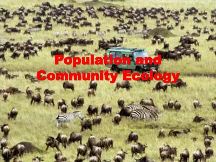 Ppt Population And Community Ecology Powerpoint Presentation Free