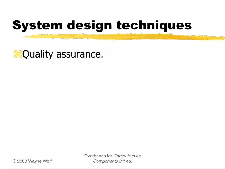 system design techniques n.