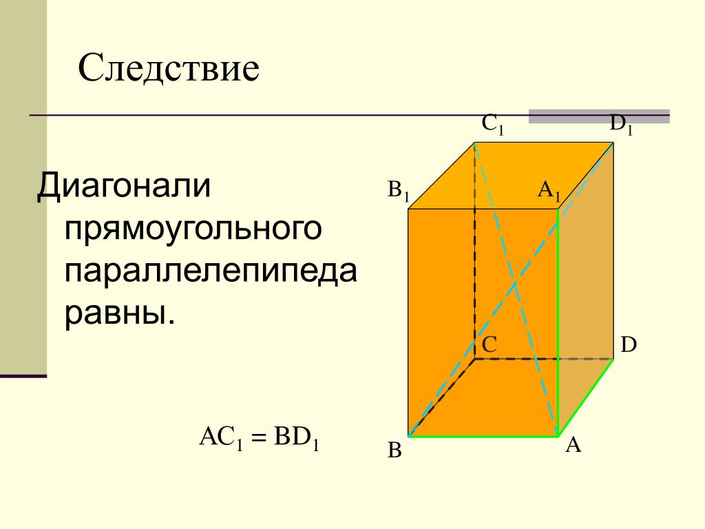 Прямоугольный параллелепипед диагональ. Меньшая диагональ прямого параллелепипеда. Диагональ прямоугольного параллелепипеда равна. Квадрат диагонали прямоугольного параллелепипеда равен. Формула вычисления диагонали параллелепипеда.