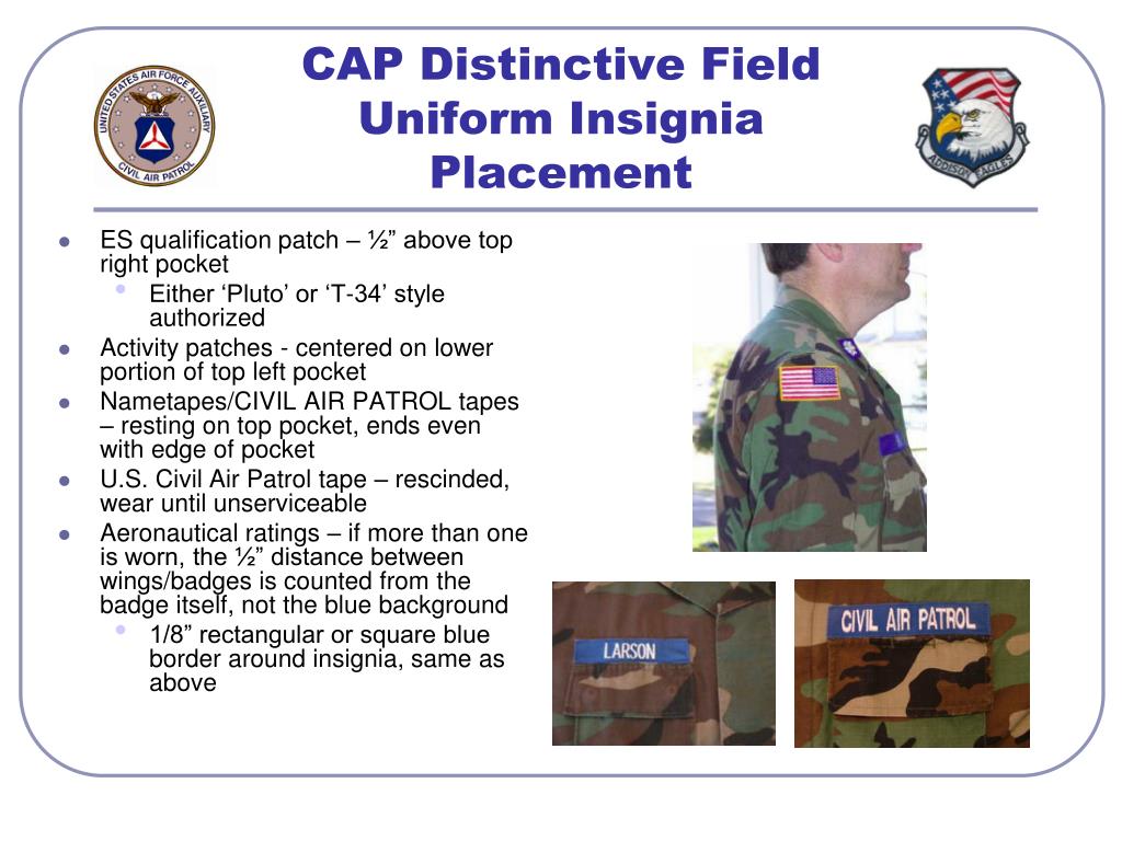 Cap Uniform Manual 39-1