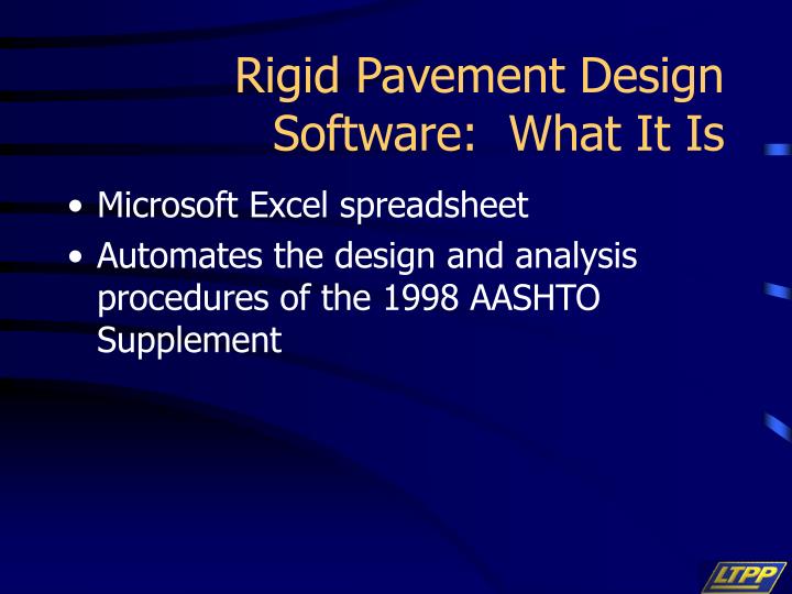 aashto pavement design software aashto pavement design software