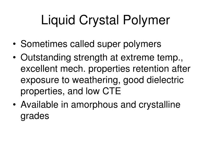 PPT Polymers for heavy engineering applications PowerPoint