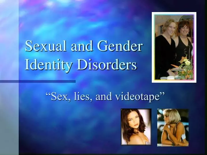sexual and gender identity disorders n.