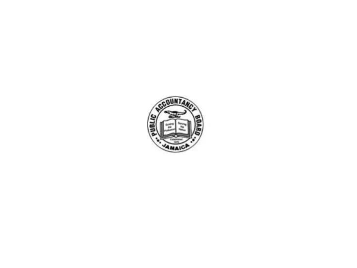 PPT Public Accountancy Board, Jamaica The commencement of audit