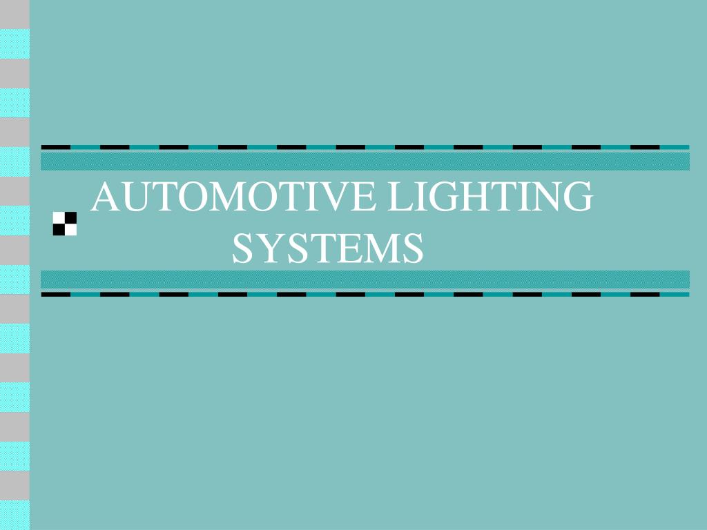 Auto lighting cheap system