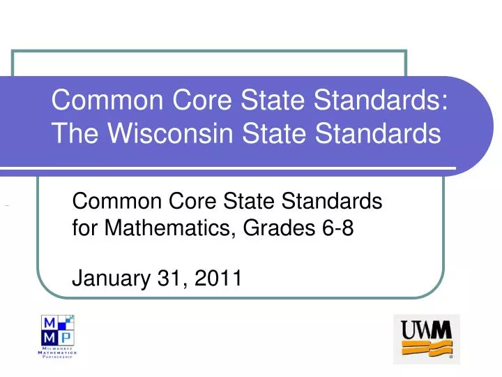 common core state standards the wisconsin state standards n.
