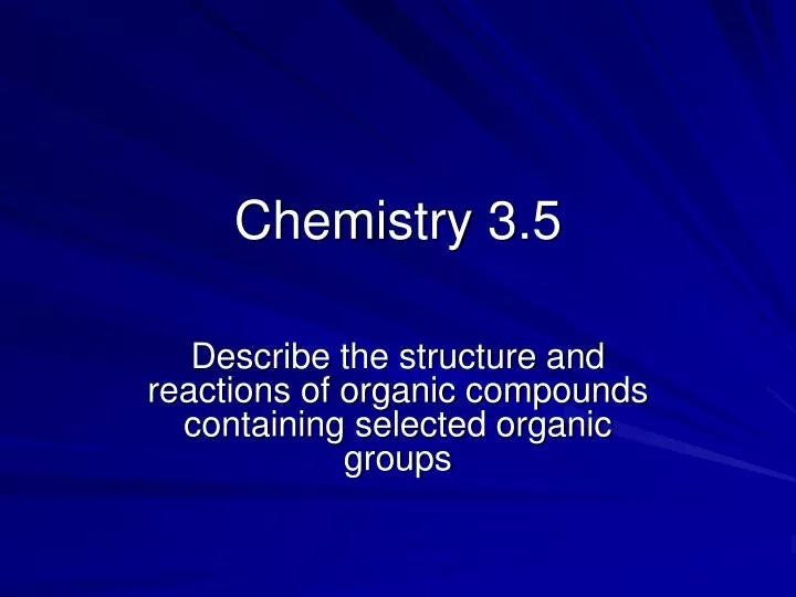 chemistry 3 5 n.