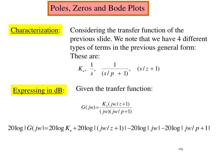 PPT - Poles and Zeros and Transfer Functions PowerPoint Presentation ...