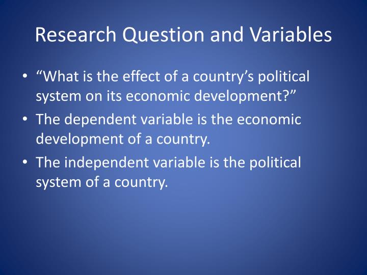 economics and dependent variable increases economics and dependent variable increases