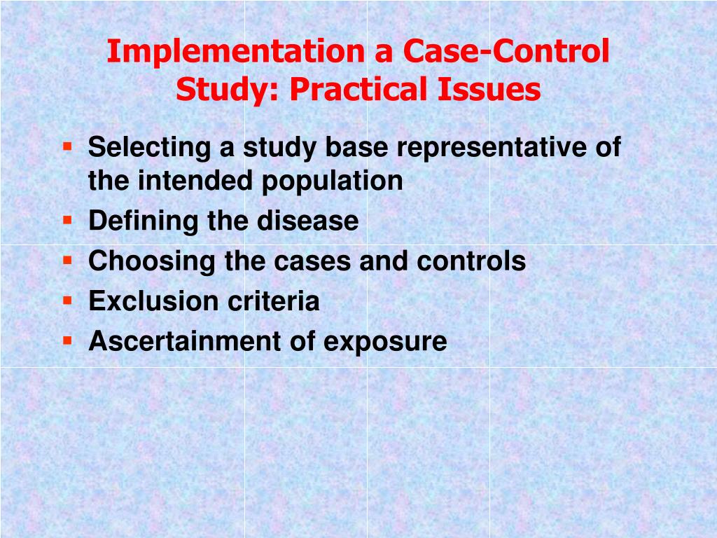 PPT - CASE CONTROL STUDY PowerPoint Presentation, Free Download - ID:735202