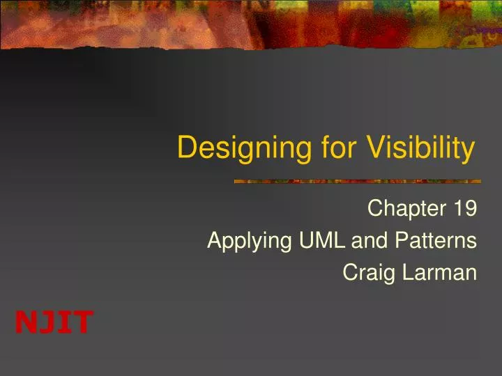 designing for visibility n.