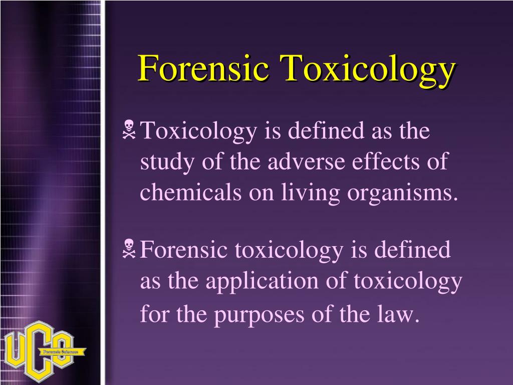 Ppt Forensic Toxicology Powerpoint Presentation Free Download