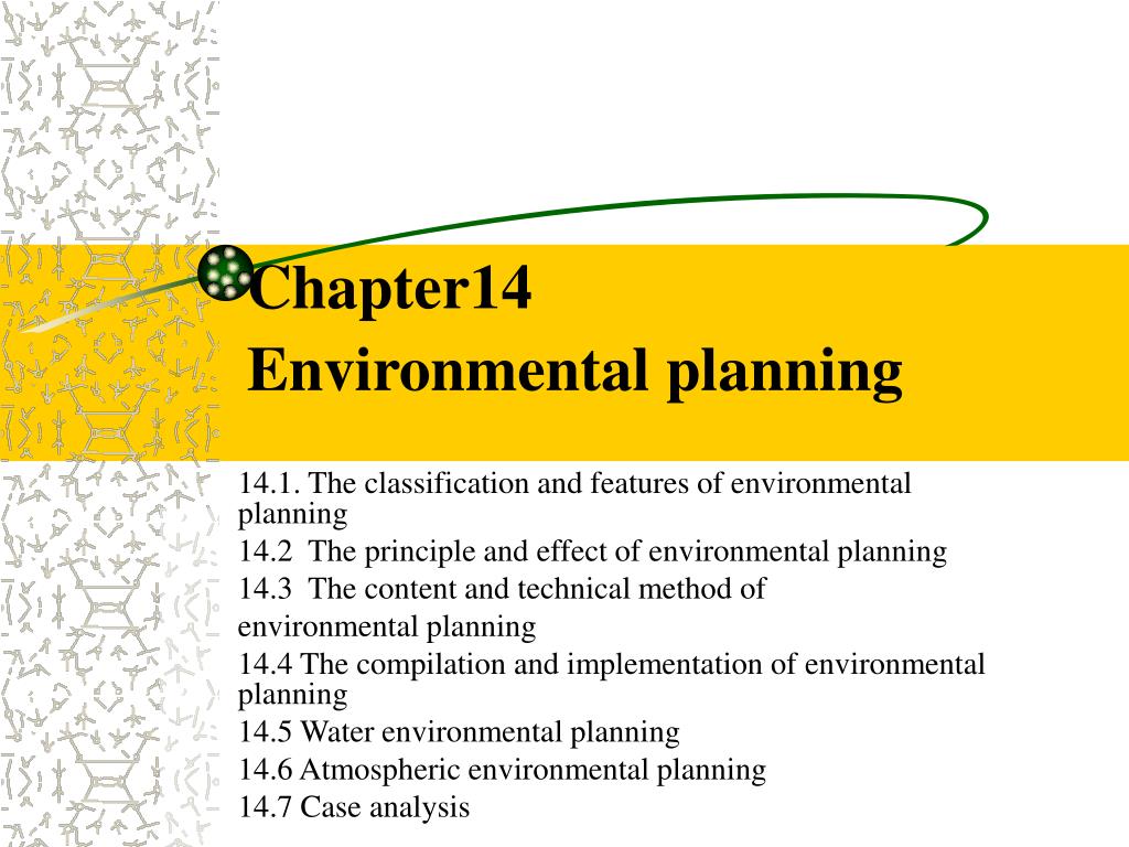 Ppt Chapter Environmental Planning Powerpoint Presentation Free