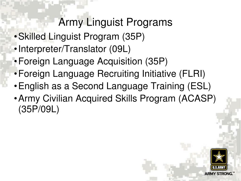 air force linguist program