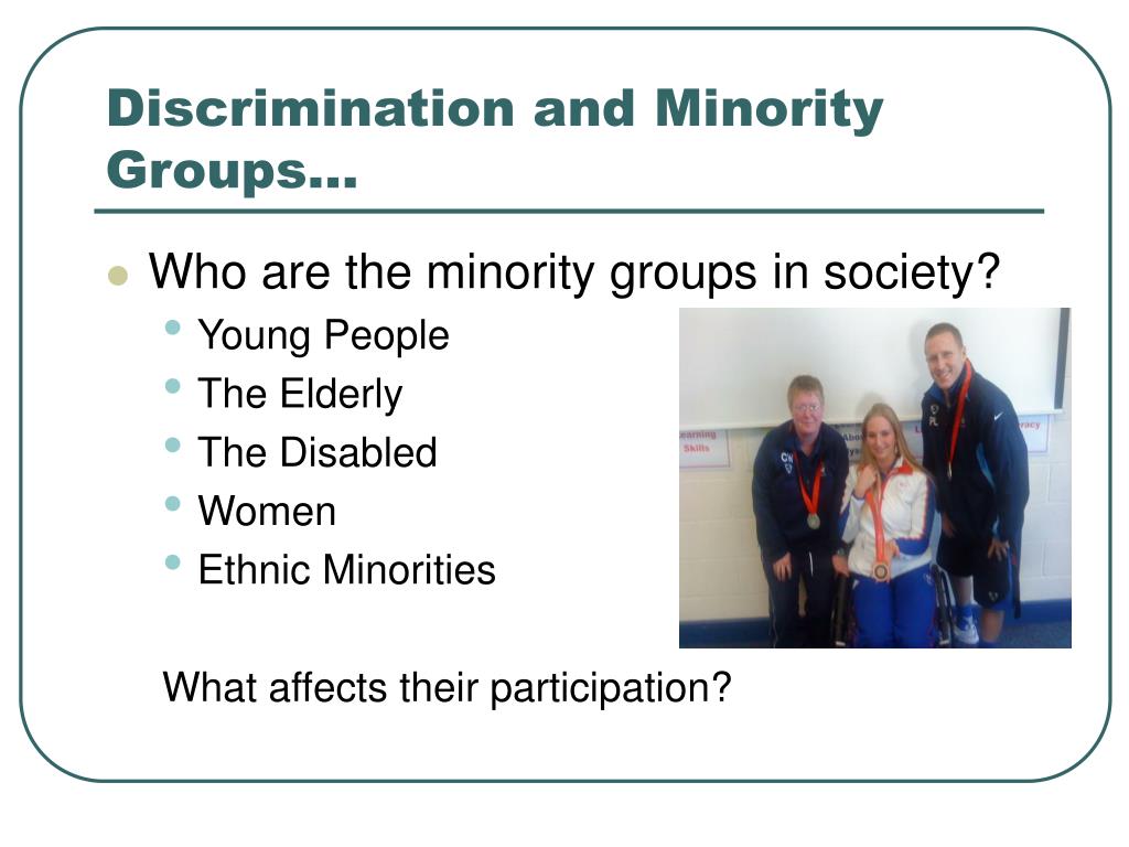 Minority Examples PPT - Excellence and Participation in the UK: Opportunity, Provision ...