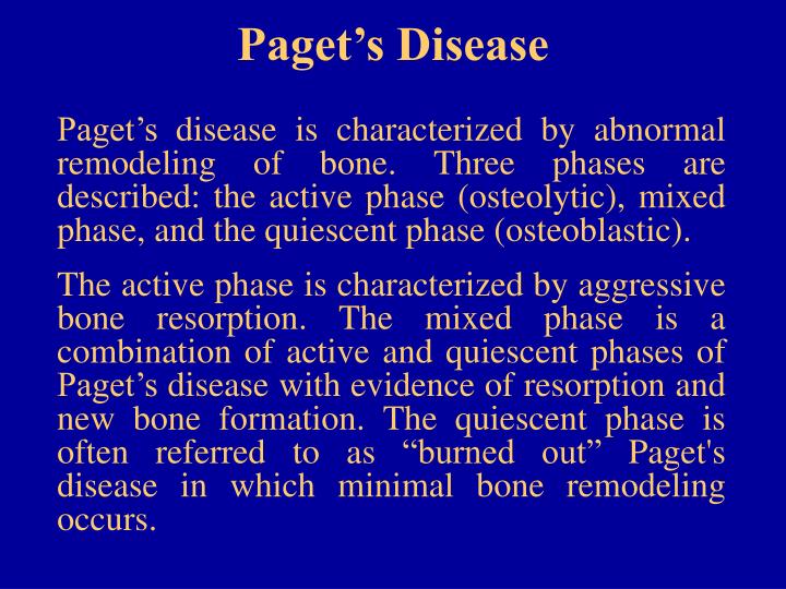 PPT The Many Faces of Paget's Disease of Bone and Its Complications