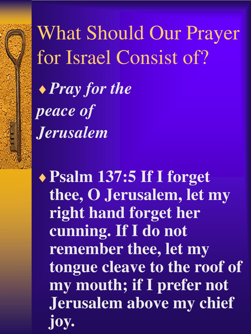 PPT Prayer for Israel Romans 101 Brethren, my heart's desire and
