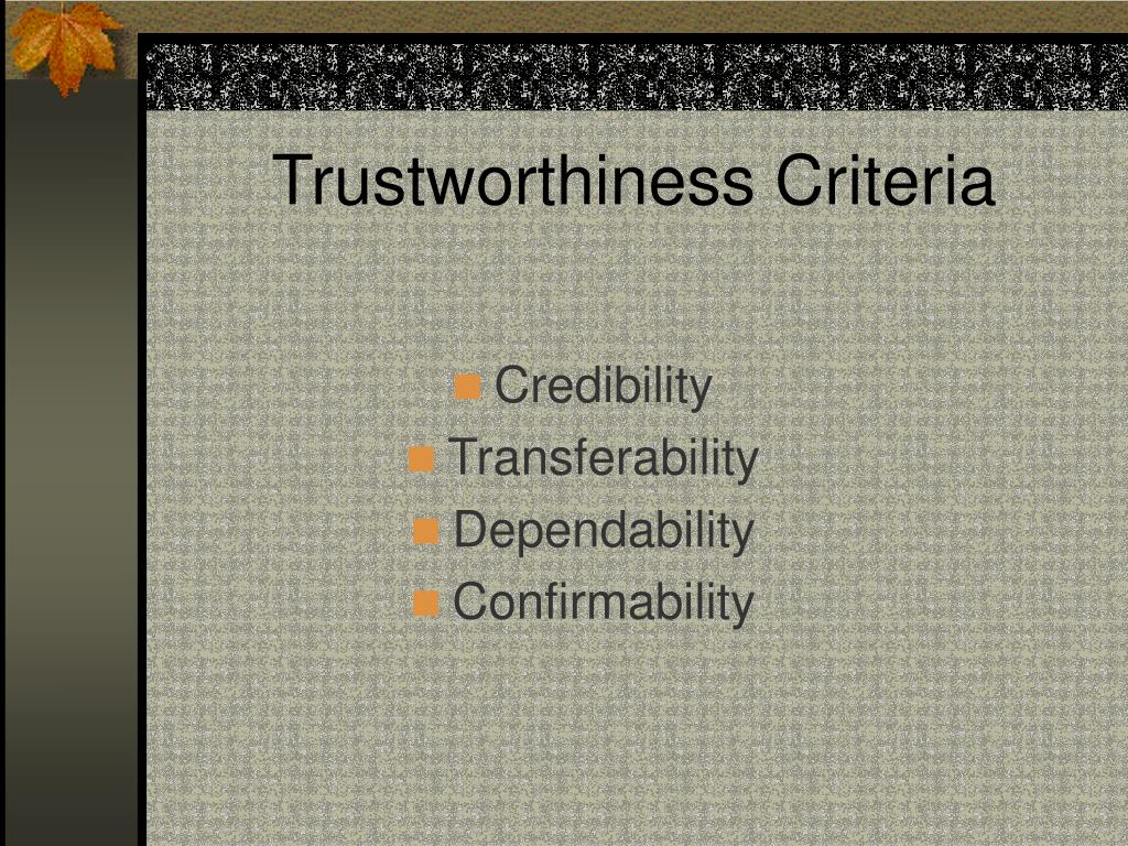 trustworthiness and credibility in qualitative research trustworthiness and credibility in qualitative research