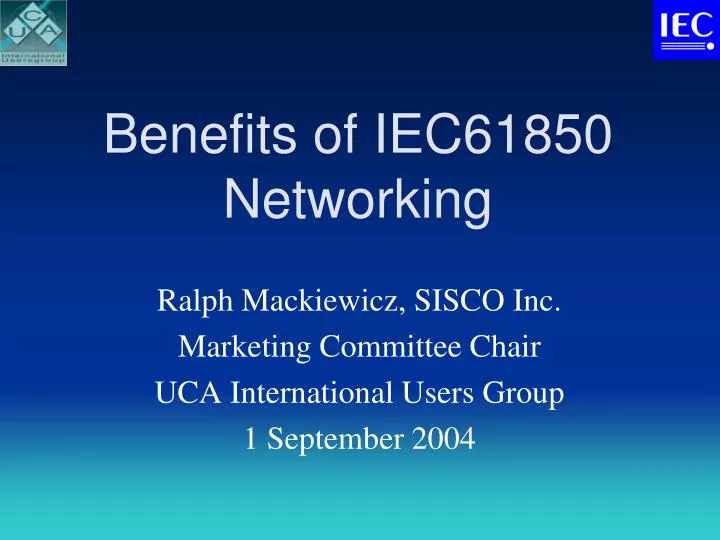 benefits of iec61850 networking n.