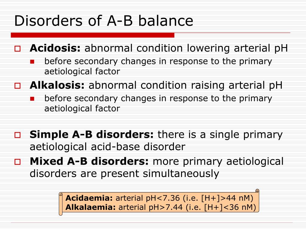 PPT - Acid – Base Balance PowerPoint Presentation, Free Download - ID ...