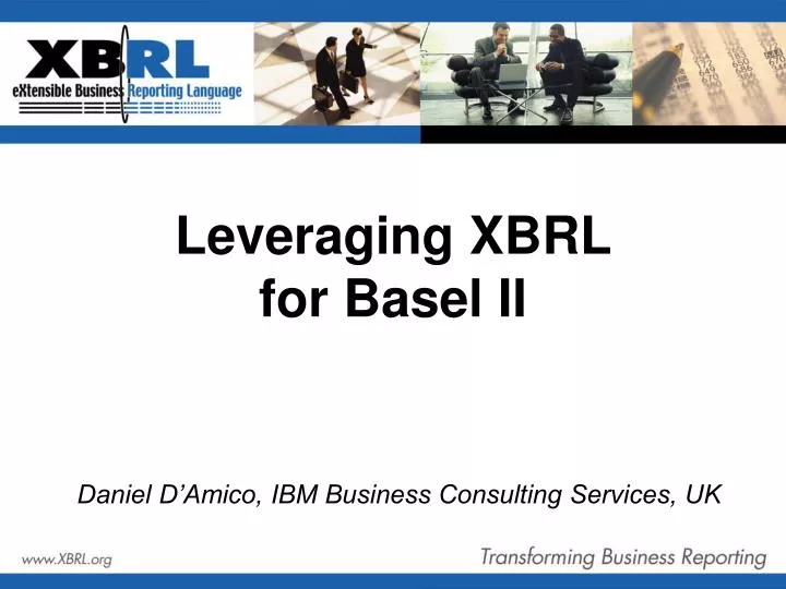 leveraging xbrl for basel ii n.