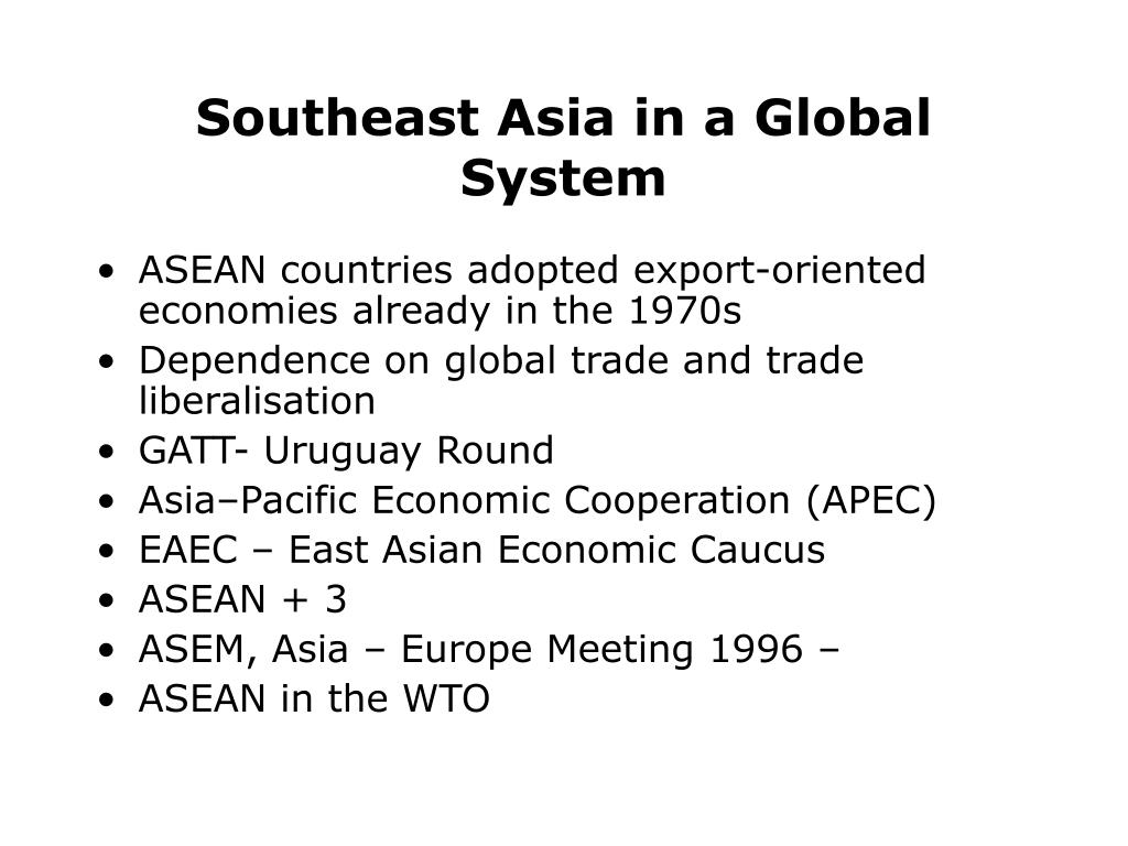 Will Southeast Asia Start a Domino Theory? Will Southeast Asia Start a Domino Theory?