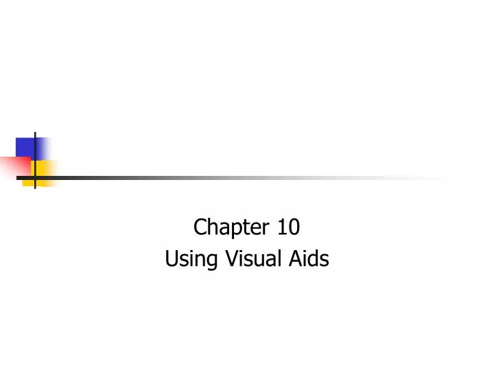 chapter 10 using visual aids n.