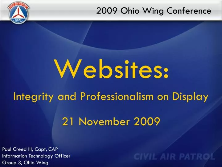 2009 ohio wing conference n.