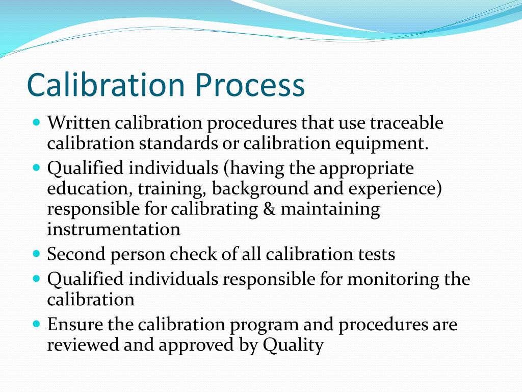 PPT EQUIPMENT/INSTRUMENT CALIBRATION PowerPoint Presentation, free