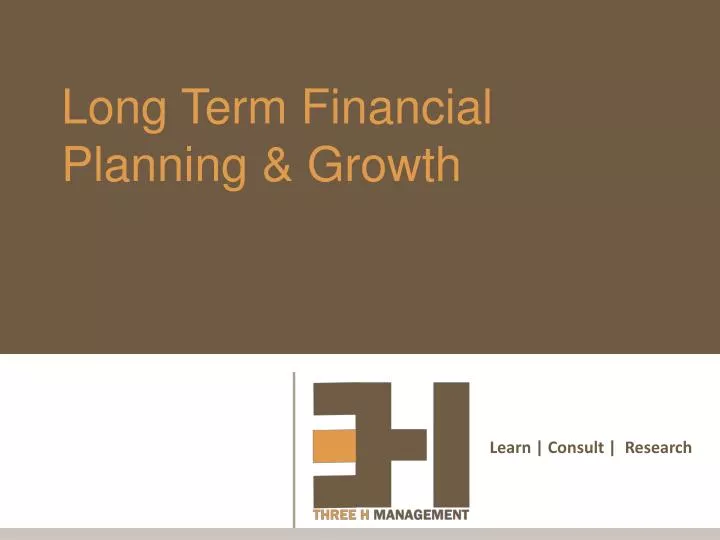 long term financial planning growth n.
