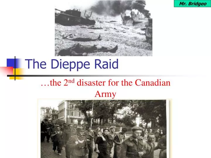 the dieppe raid n.