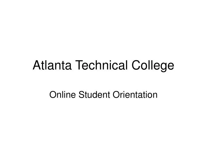 atlanta technical college n.