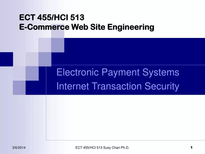ect 455 hci 513 e commerce web site engineering n.